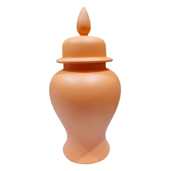 Tibor Tinaja porcelana color Barro 50 x 24 cm - 18 in